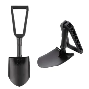2E Shovel folding Nato-design, 1.5mm, 59cm, 0.96kg, case
