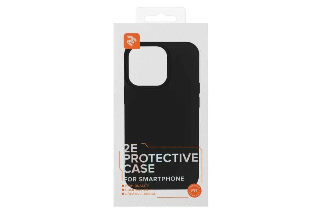 2Е Basic case for Apple iPhone 14 Pro, Liquid Silicone, Black