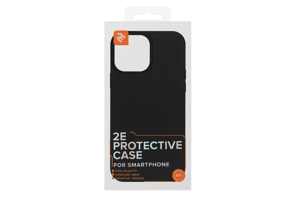 2Е Basic case for Apple iPhone 14 Pro Max, Liquid Silicone, Black