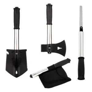 2E Shovel folding, 6in1, 17cm, 0.82kg, case