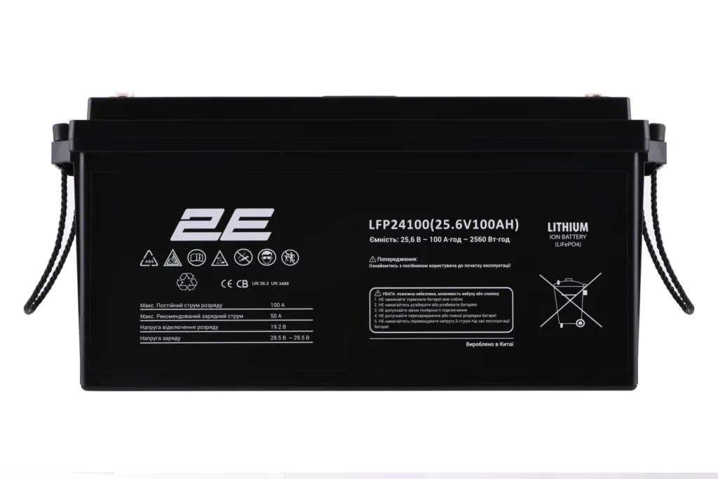 2E-LFP24100 24V/100Ah LiFePo4 Battery