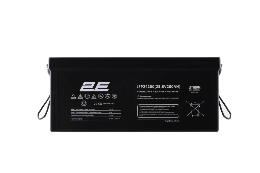 Аккумуляторная батарея 2E LFP24200 24V/200Ah LCD 8S