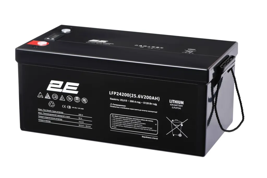 Аккумуляторная батарея 2E LFP24200 24V/200Ah LCD 8S