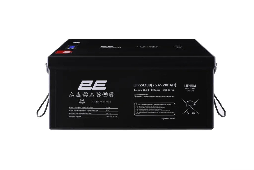 Аккумуляторная батарея 2E LFP24200 24V/200Ah LCD 8S
