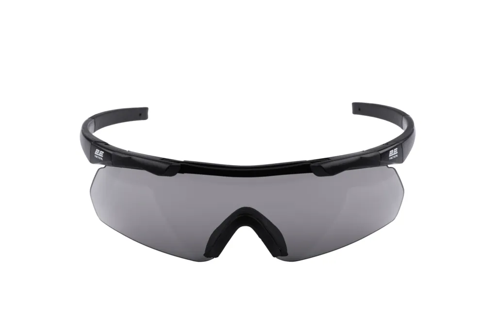 2E Tactical safety goggles Falcon Black with EVA case, 3 lenses