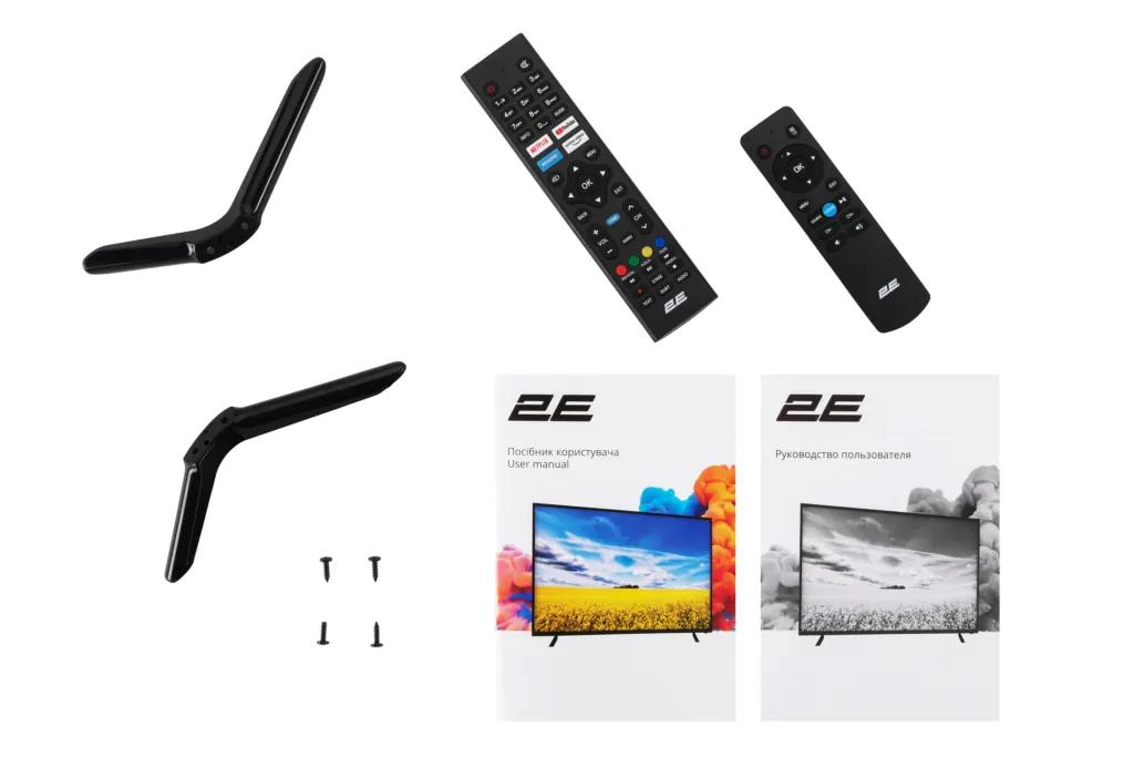 2E Телевізор 32″ LED HD 50Hz Smart Android Black