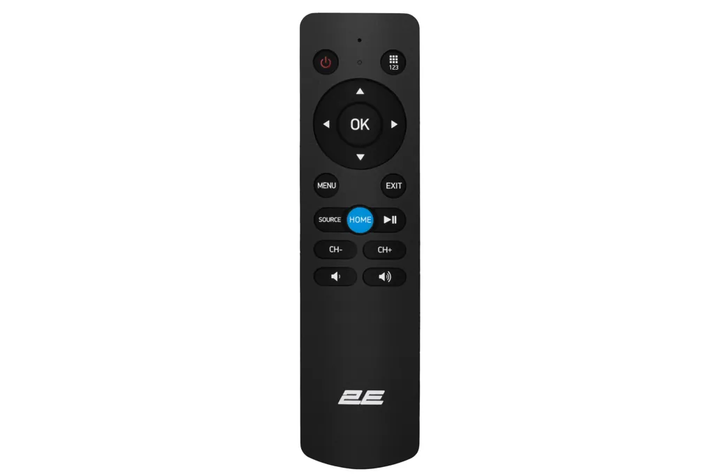2E Телевізор 55″ LED 4K 50Hz Smart Android Black soundbar