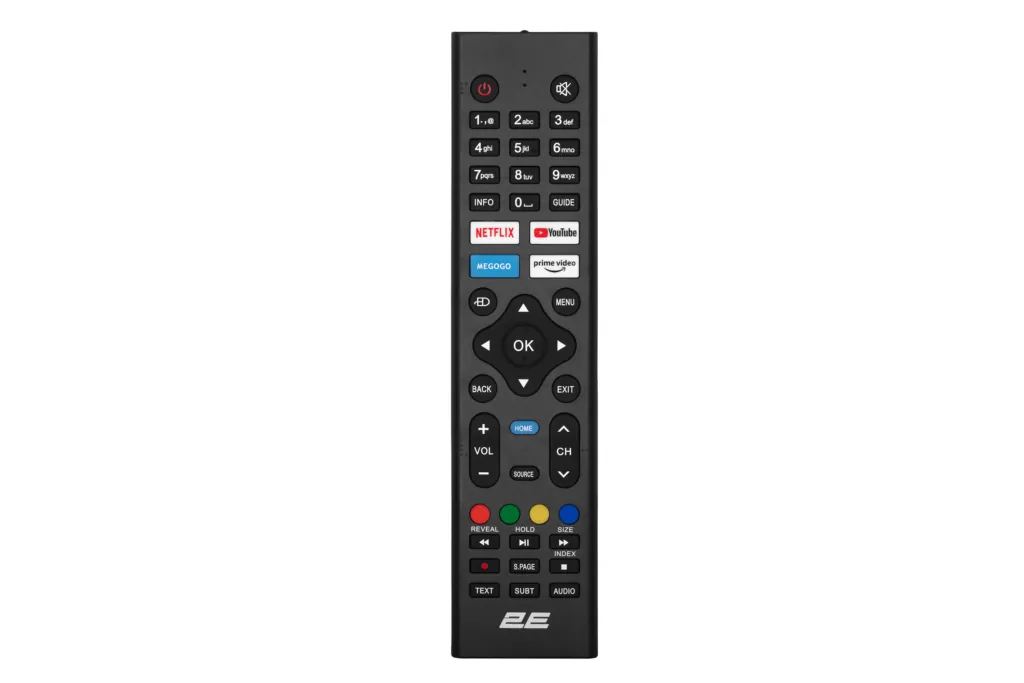 2E Телевізор 55″ LED 4K 50Hz Smart Android Black soundbar