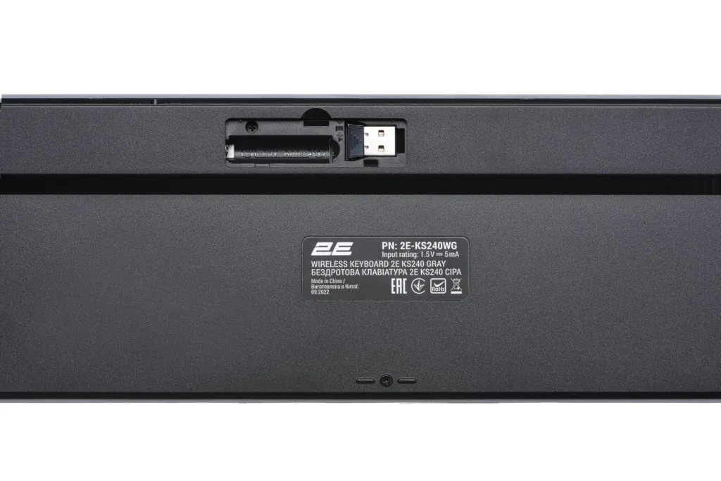Клавиатура 2E KS240 WL BT Gray