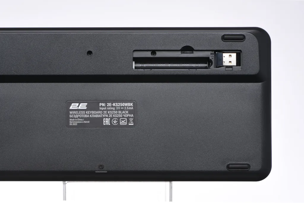 Keyboard 2E KS250 WL BT Black