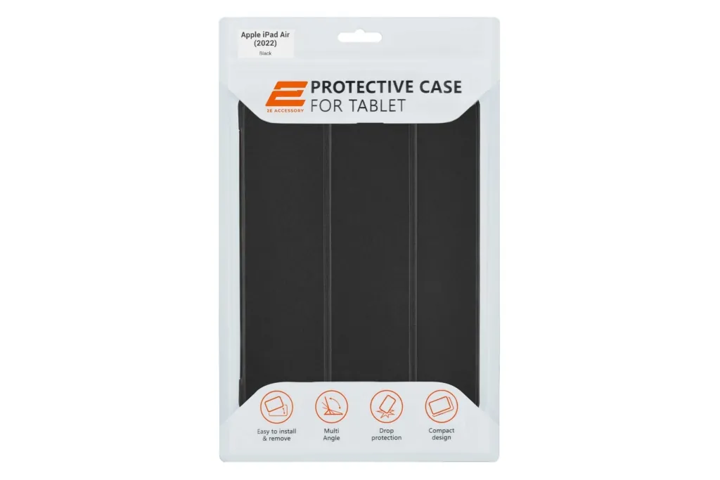 2Е Basic Case for Apple iPad Air (2022), Flex, Black