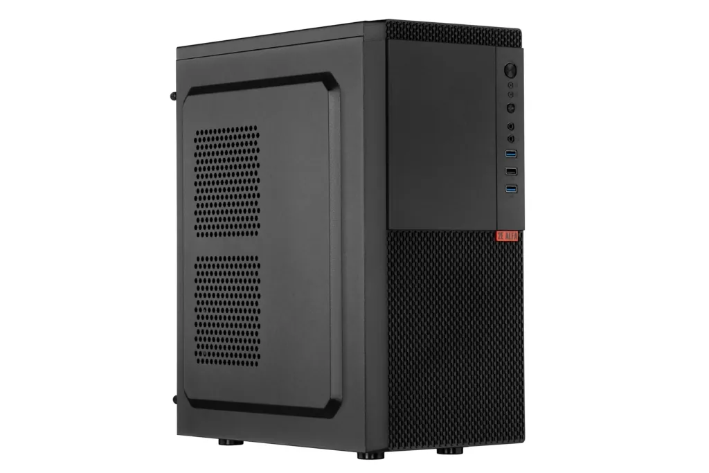 Корпус 2E Alfa E130 без БП 2xUSB3.0, 1xUSB2.0 1×80мм VGA 320мм ATX чёрный