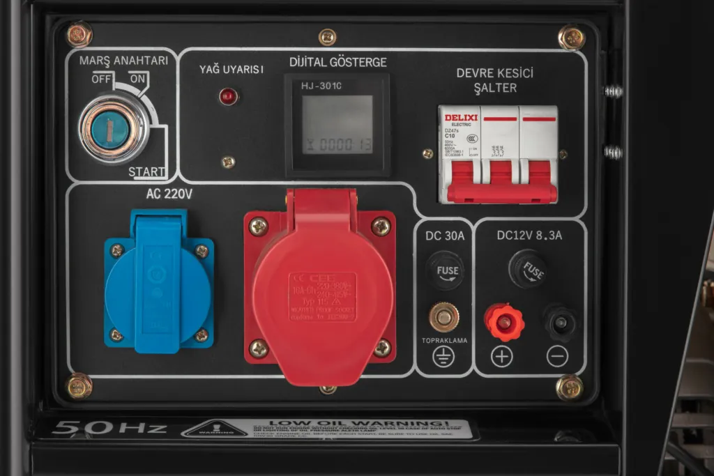 Generator 2E Diesel 380V,50HZ, 6.6KW, AVR