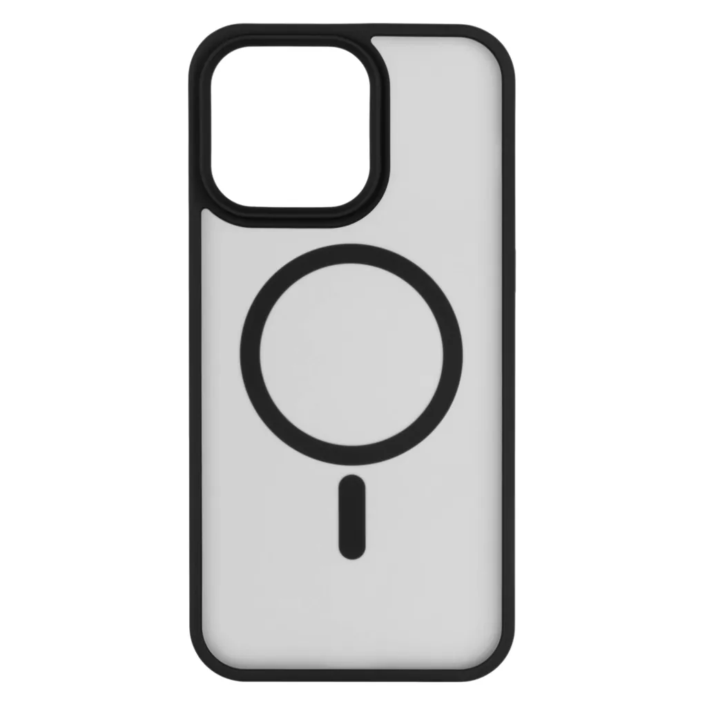 2Е Basic Case for iPhone 15 Ultra, Soft Touch MagSafe Cover, Black