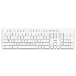 2E Клавіатура мембранна 2E KS260 106key, WL, EN/UK/RU, білий