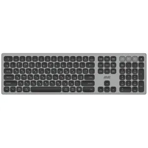 Клавиатура ножничная 2E KS270 105key, WL/BT, EN/UK/RU, серо-черный