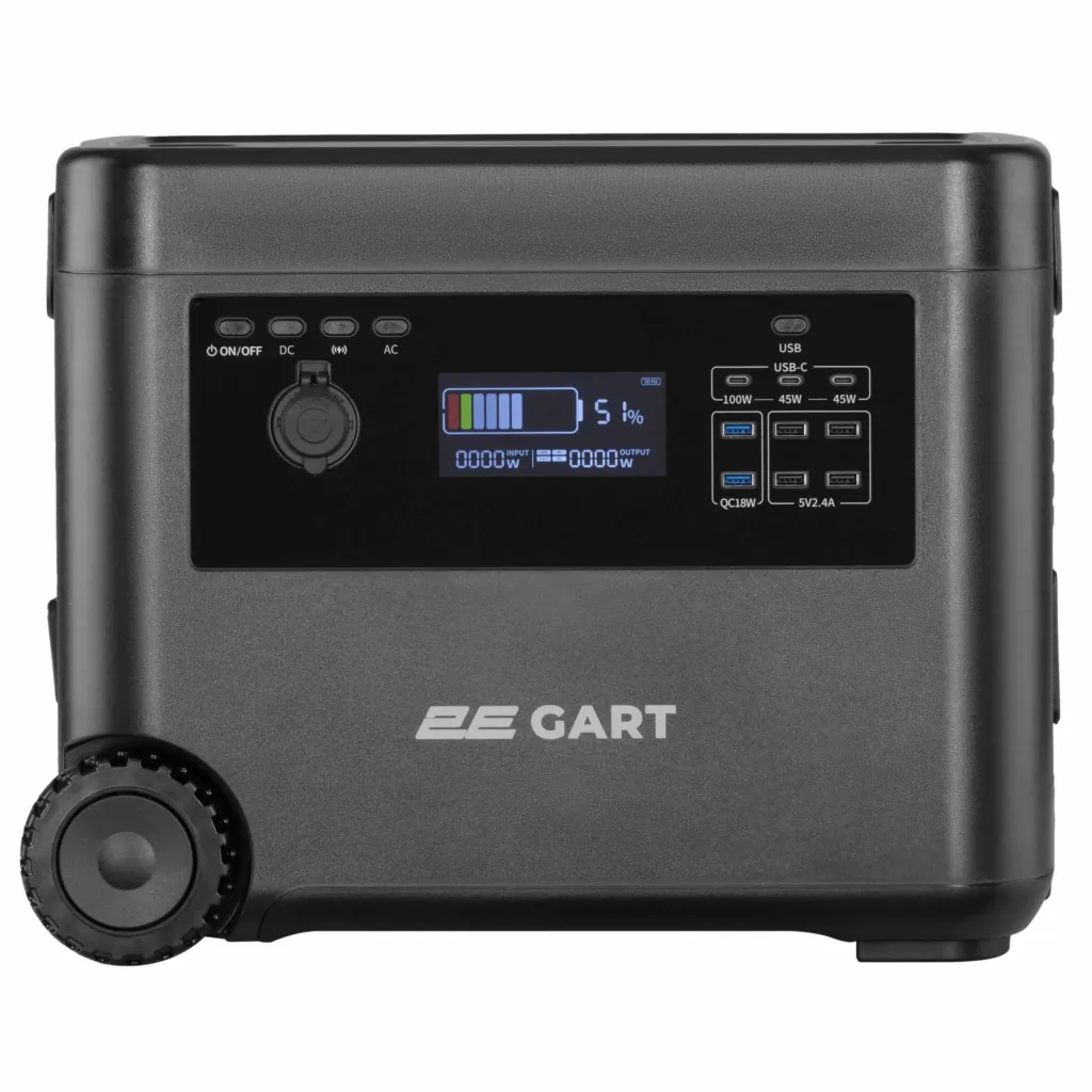 Портативная электростанция 2Е Gart, 2000 Вт, 2160 Вт/ч, быстрая зарядка