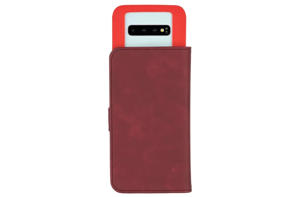 2Е Universal case, 6″-6.5″ (155х80х10 мм), SILK TOUCH, Сarmine red