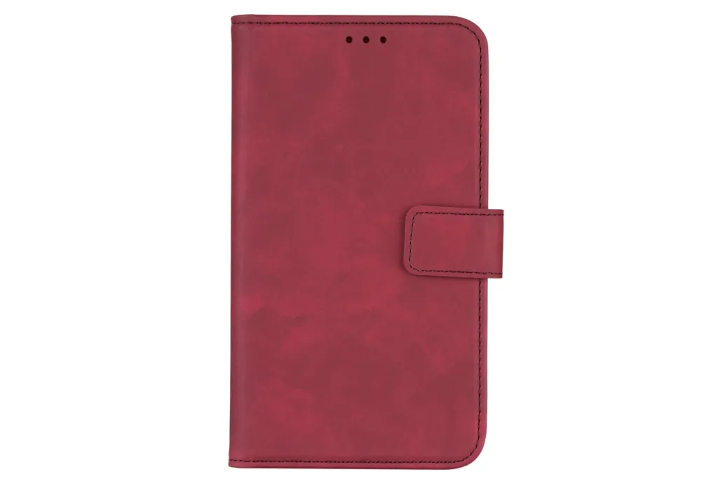 2Е Universal case, 6″-6.5″ (155х80х10 мм), SILK TOUCH, Сarmine red