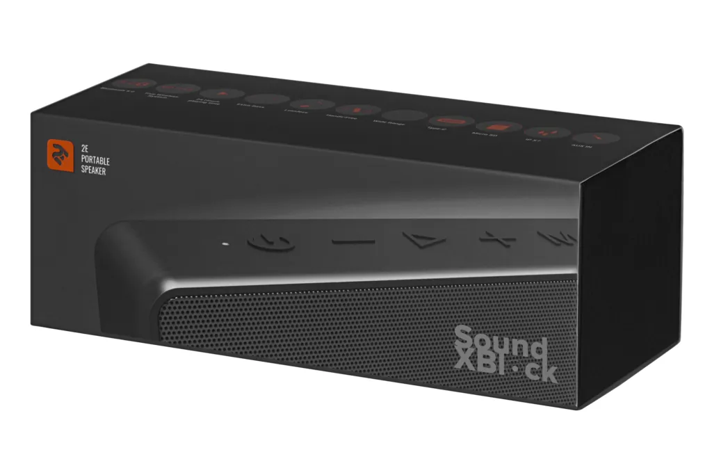 Акустическая система 2E SoundXBlock TWS, MP3, Wireless, Waterproof Black