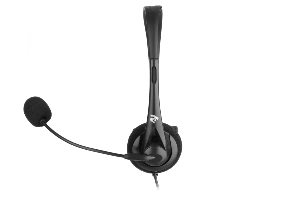 PC headset mono On-ear 2E CH11 mini-jack, omni-mic, 1.2m, black
