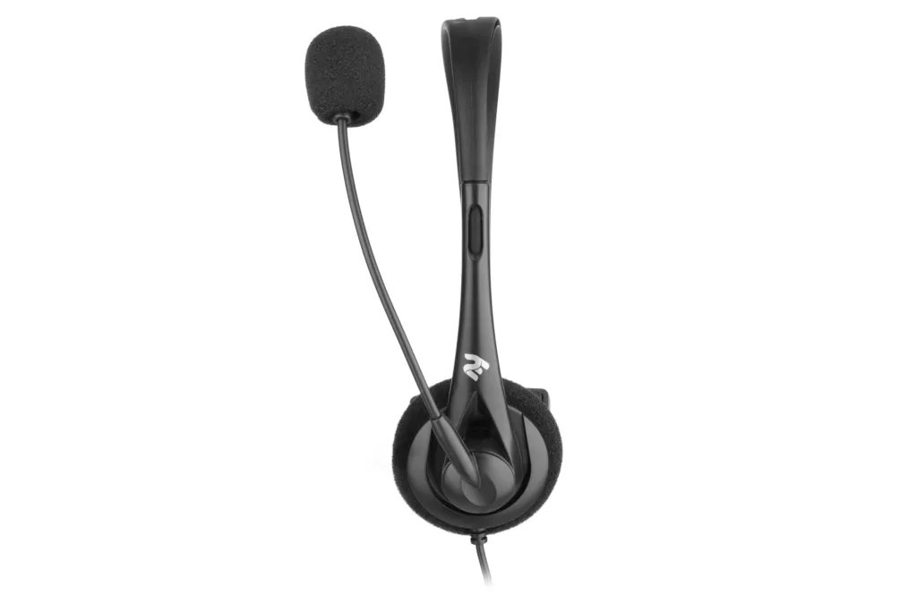 PC headset mono On-ear 2E CH11 mini-jack, omni-mic, 1.2m, black