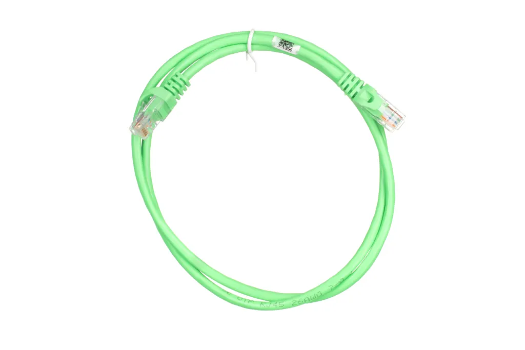 Патч-корд 2E САТ 5e, UTP, 1м, 26AWG, RJ45, 7/0.16, Cu, PVC, зелений