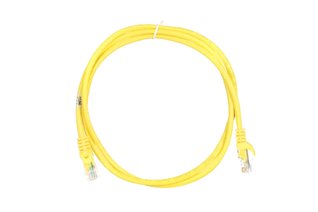 Patch Cable 2E Cat 5e,UTP,RJ45, 26AWG ,7/0.16 Cu, 1.20 m, PVC,Yellow