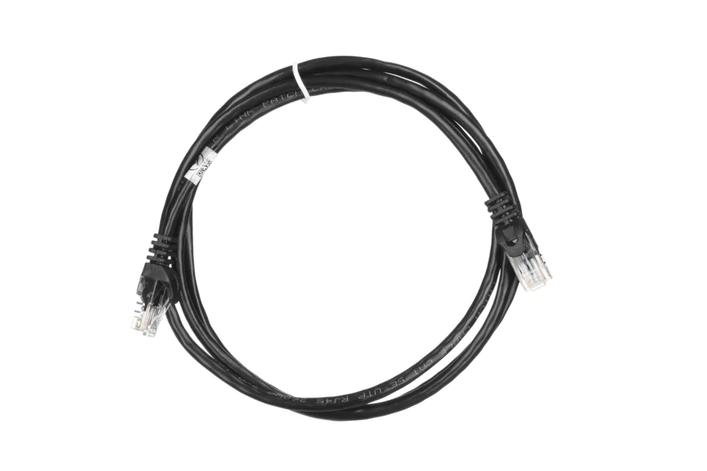 Patch Cable 2E Cat 5e,UTP,RJ45, 26AWG ,7/0.16 Cu, 2.00 m, PVC,Black