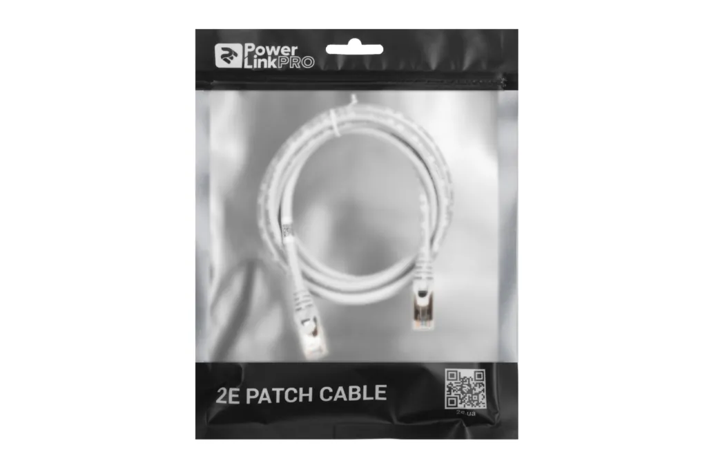 Патч-корд 2E САТ 6, S-FTP, 1.50м, 26AWG, RJ45, 7/0.16, Cu, PVC, сірий