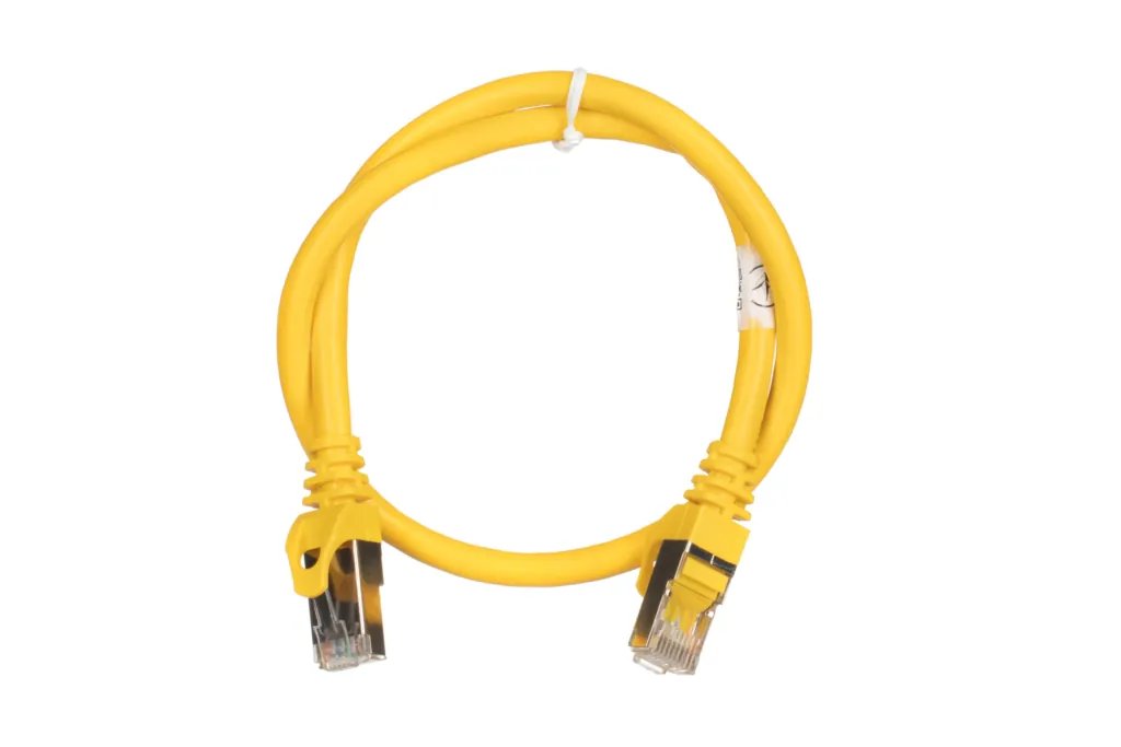Патч-корд 2E САТ 6, S-FTP, 0.50м, 26AWG, RJ45, 7/0.16, Cu, PVC, жовтий
