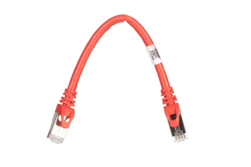 Патч-корд 2E САТ 6, S-FTP, 0.20м, 26AWG, RJ45, 7/0.16, Cu, PVC, красный