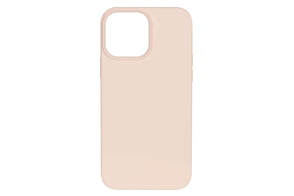 Чехол 2Е Basic для iPhone 13 Pro Max, Liquid Silicone, бежево-розовый