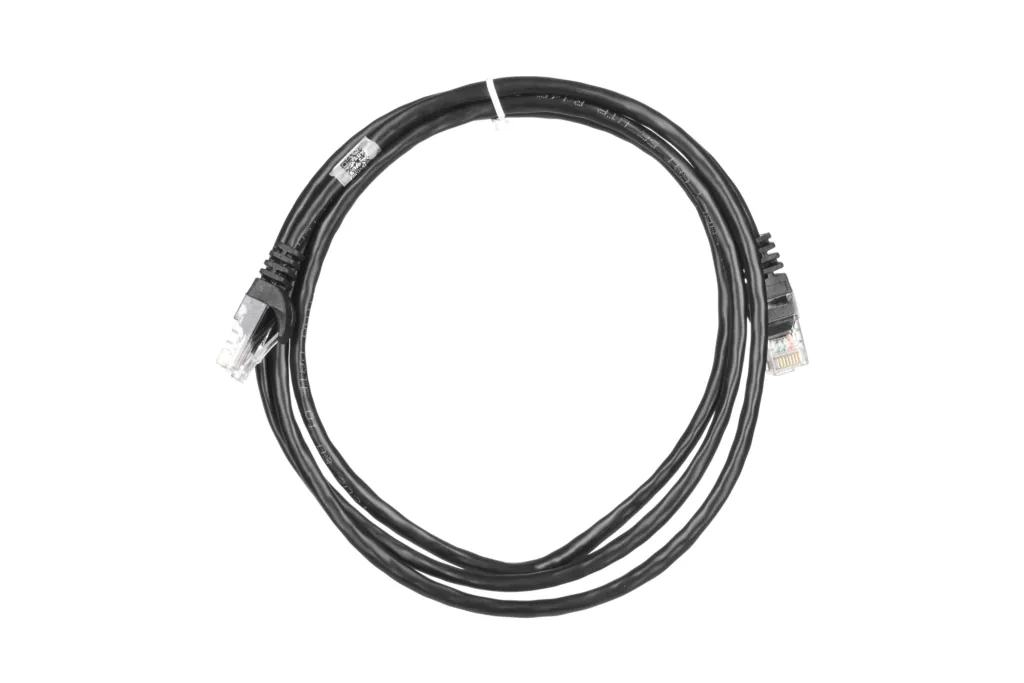 Патч-корд 2E САТ 5e, UTP, 2м, 26AWG, RJ45, 7/0.16, CCA, PVC, чорний