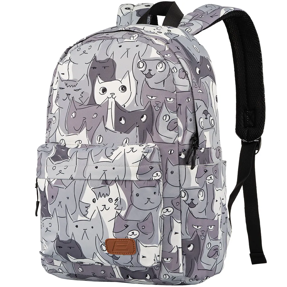 2E Backpack, TeensPack Cats, grey