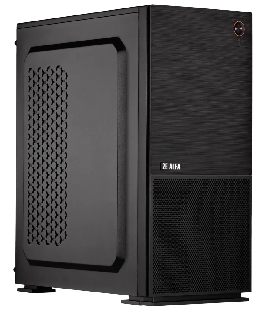 Корпус 2E Alfa G650 без БП 2xUSB3.0, 1xUSB2.0 1×120мм VGA 280мм LCS ready ATX чёрный