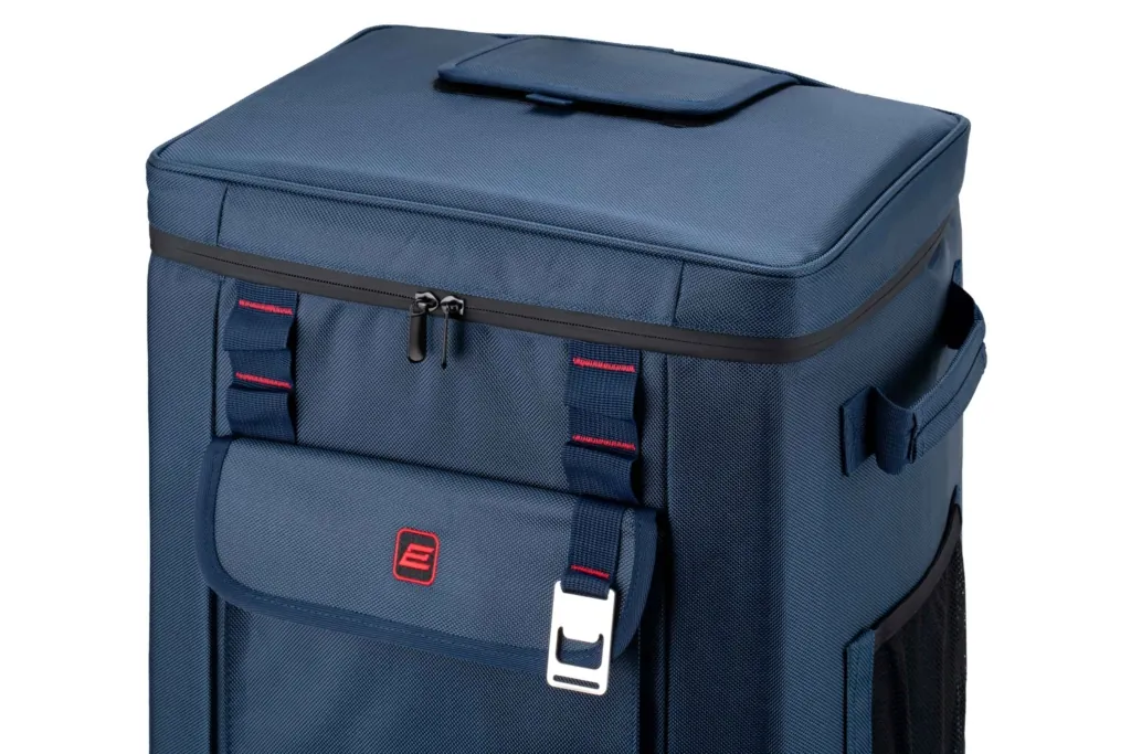 2E wheeled thermal bag 50L, dark blue
