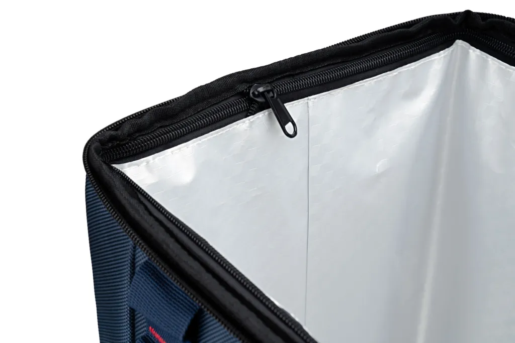 2E wheeled thermal bag 50L, dark blue