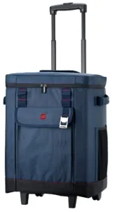 2E wheeled thermal bag 50L, dark blue