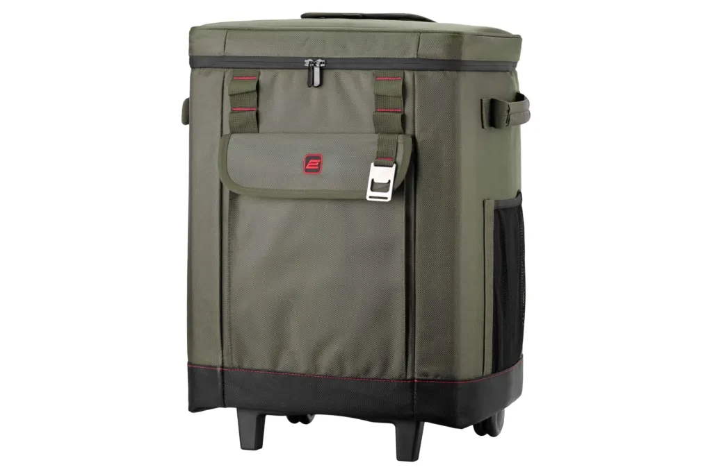 2E wheeled thermal bag 50L, dark olive