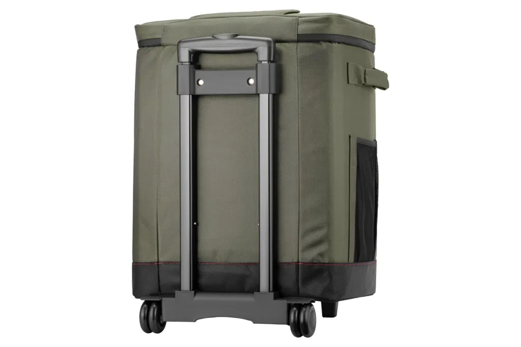 2E wheeled thermal bag 50L, dark olive