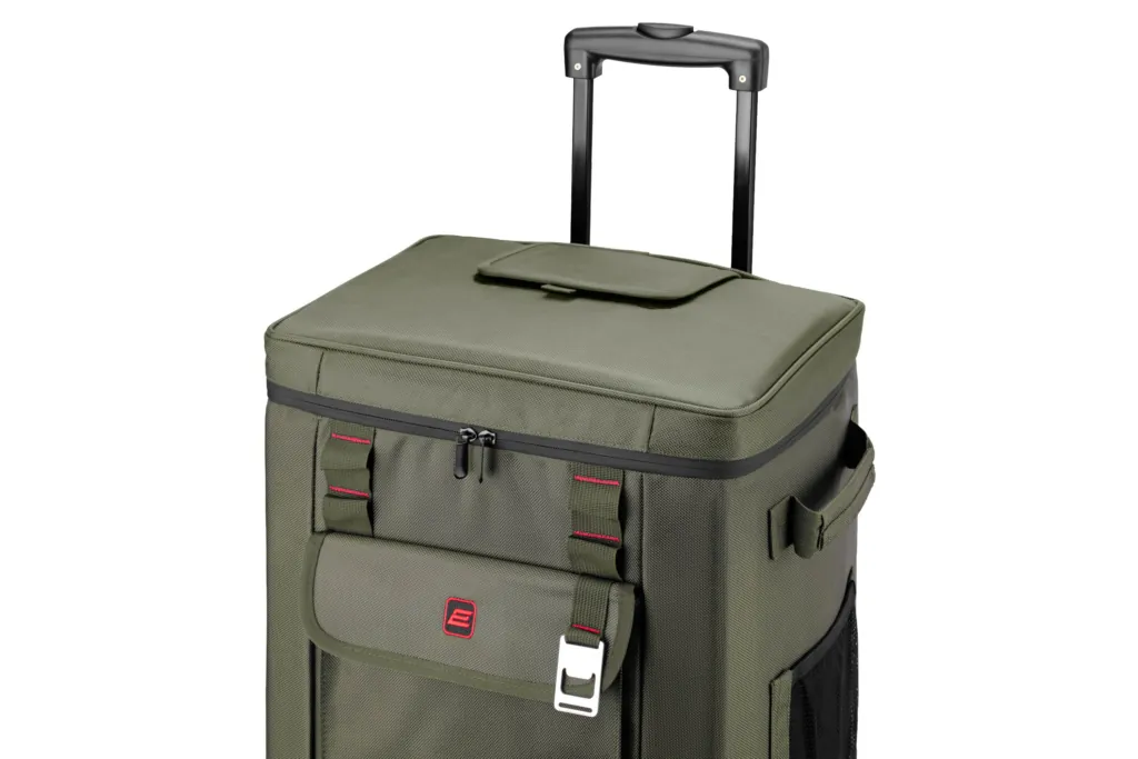 2E wheeled thermal bag 50L, dark olive