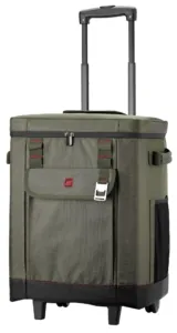 2E wheeled thermal bag 50L, dark olive
