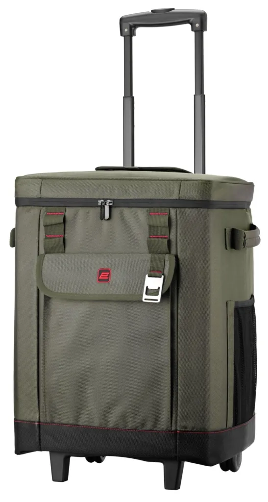 2E wheeled thermal bag 50L, dark olive