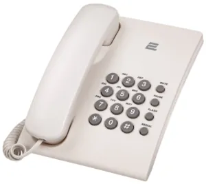 2E Corded Phone AP-210 White