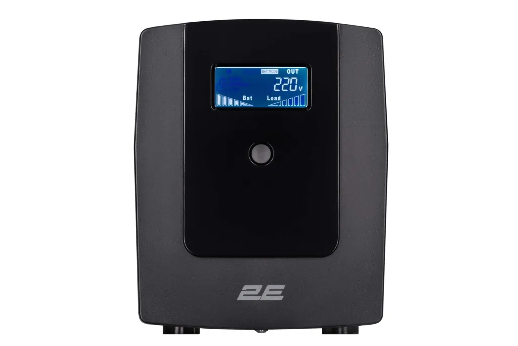 Джерело безперебійного живлення 2E DD1500, 1500VA/900W, LCD,USB, 3xSchuko