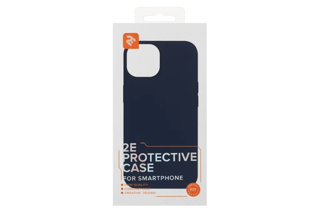 Чохол 2Е Basic для iPhone 14, Liquid Silicone, синій темний