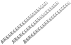 Plastic combs for the binder 19mm light gray 100pcs
