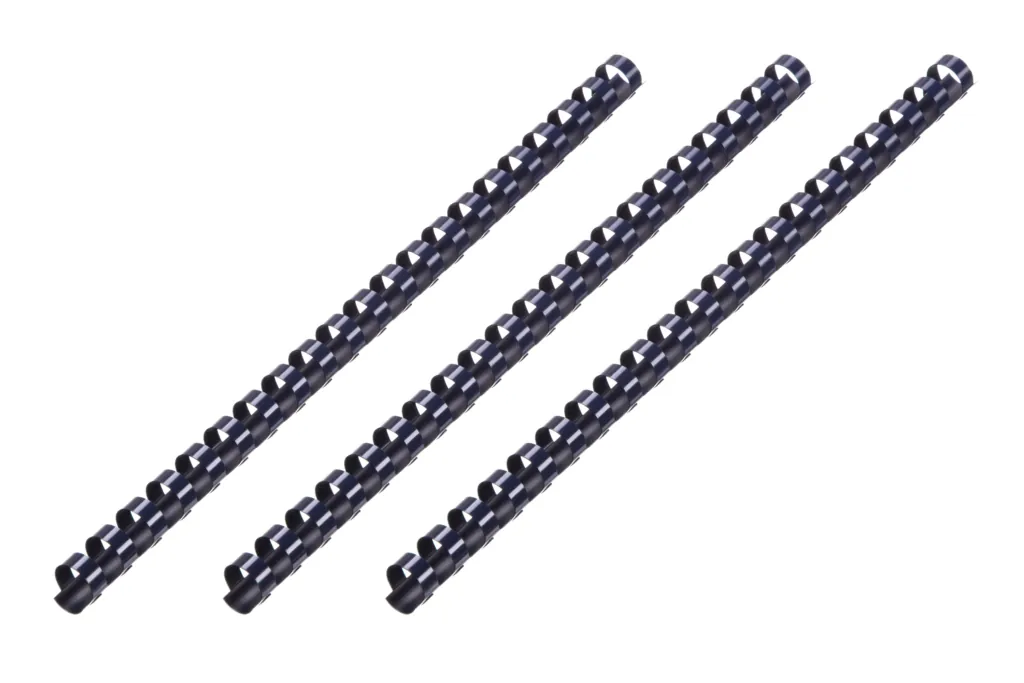 Plastic combs for the binder 19mm navy 100pcs
