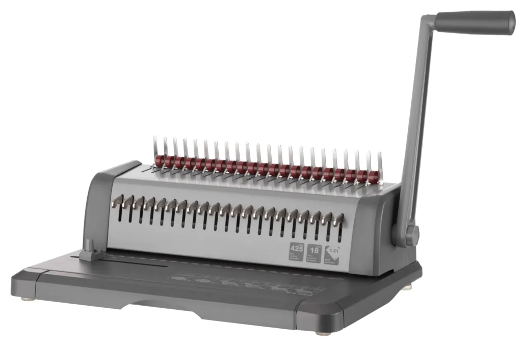 Plastic combs for the binder 25mm maroon 50pcs